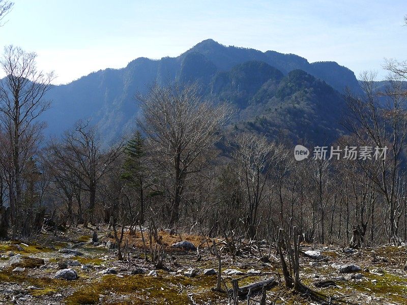 Mount Daifugendake (大普賢岳) in Nara, Japan